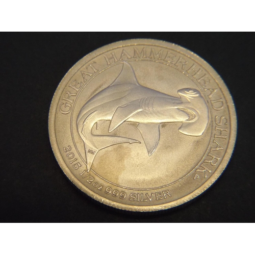 27 - 2015 Australian Silver 50c Coin, 999 Silver.