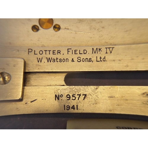 95 - Mk 4 Field Plotter, W Watson & Son. Marked for 1941