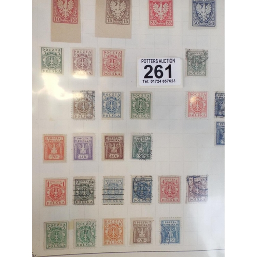 261 - Album of Mixed world stamps, some very old.