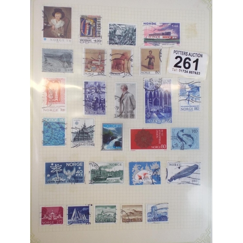 261 - Album of Mixed world stamps, some very old.