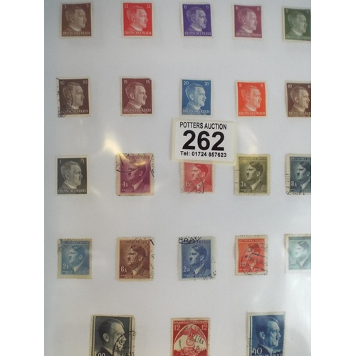 262 - Full album of German Stamps.