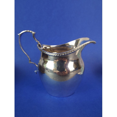 1 - Silver Cream Jug. Hallmarked for Birmingham 1924..  89.6g