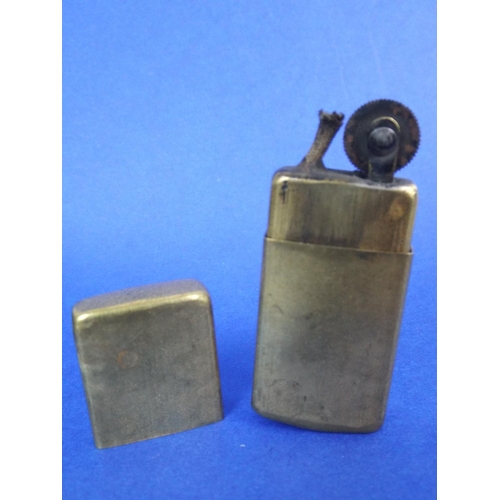 26 - WW1 Era Brass lighter by Seigneur. Good working order.