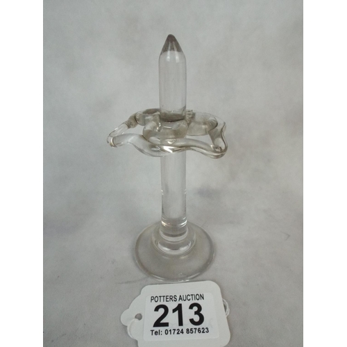 213 - Vintage 1902's era glass Jewellery stand