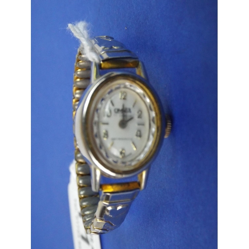 117 - Omnia 17 Jewel swiss watch. Non runner for spares or repairs.