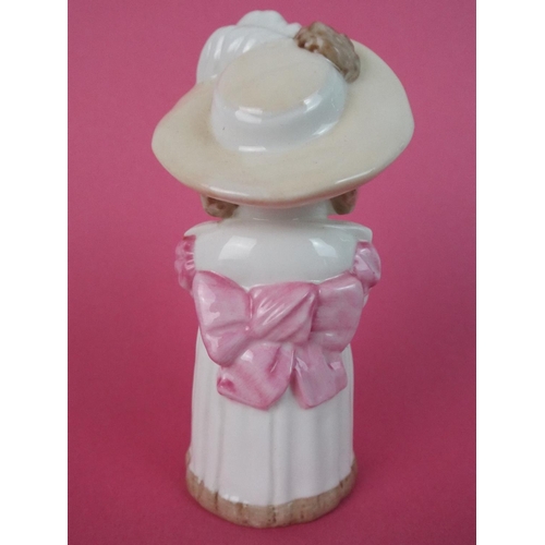 2 - Royal Worcester Candle snuffer 'the feathered hat'  3 inches tall.