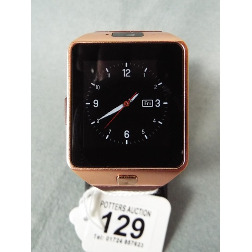 129 - Smart watch with charger in working order