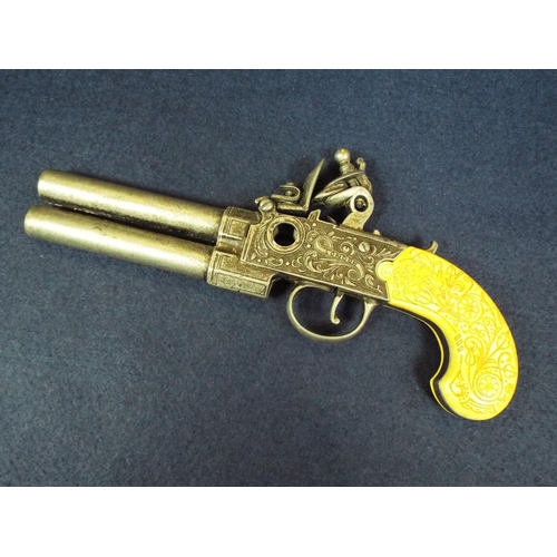 34 - Replica flint lock pistol