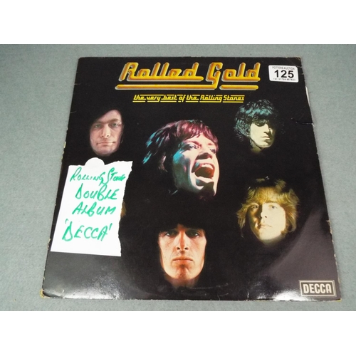 125 - Rolled Gold, best of Rolling Stones double LP