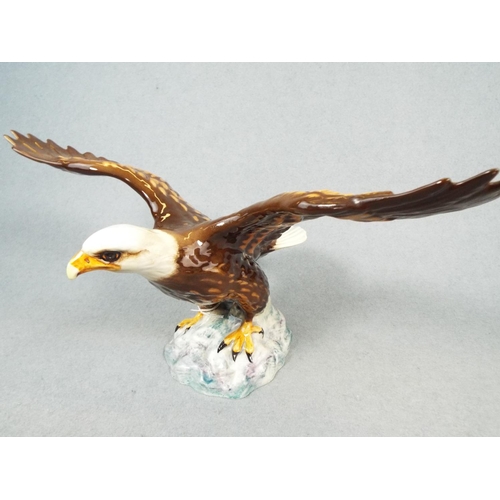 2 - Beswick Bald Eagle on a Rock, Model 1018