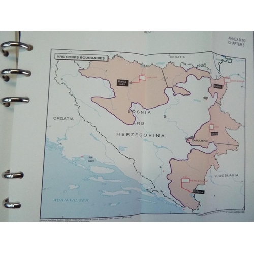 222 - British forces in Yugoslavia, aide memoire book. Service issue.