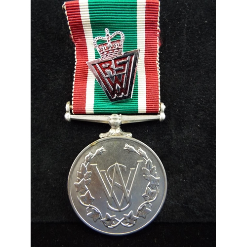 12 - WVRS medal in original box with badge