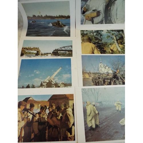 144 - Fourteen full colour WW2 German poster prints. All original. Each measures 14 X 11 inches.