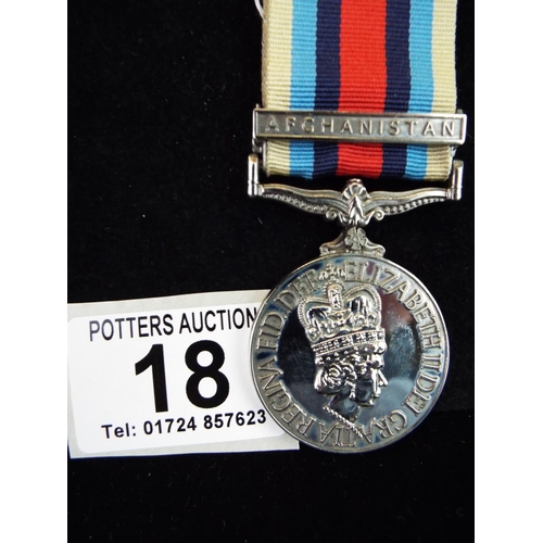 18 - Afghanistan Replacement medal.