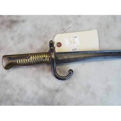 95 - WW1/late victorian french bayonet.