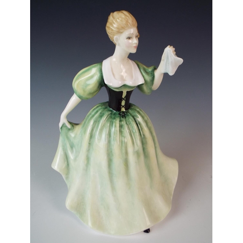 25 - Royal Doulton Figurine ' Lily' HN3902 Peggy Davis collection. 8 inches tall.