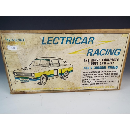 327 - 1/12th Scale, Lectricar Remote control model (escort?) complete with original box, condition unknown... 