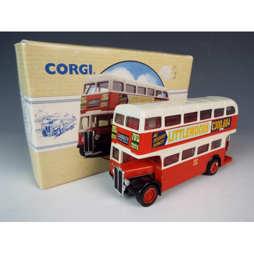 345 - Corgi routemaster box with original box.