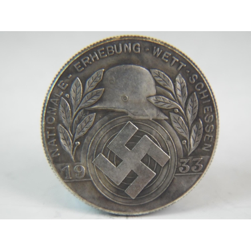 77 - 1933 National Socialist commemorative coin.  35mm diameter