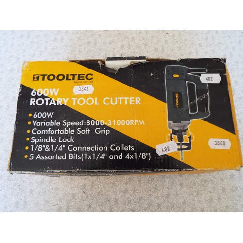 482 - 600W 240V Rotary tool cutter. Boxed.