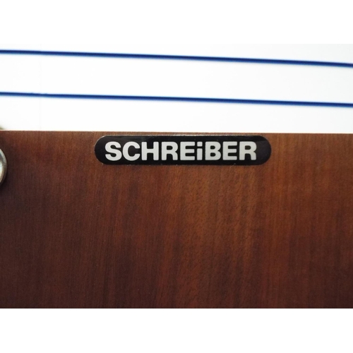 593 - 1970's Schreiber wardrobe. H:65 X W:35 x D:21.  Handy size for small bedroom.