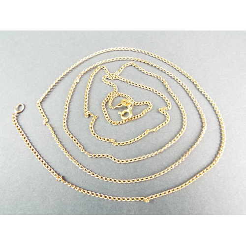 193 - 9ct Yellow Gold 32 inch chain.  5.5g