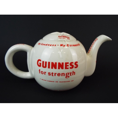 25 - Carltonware Guinness advertising teapot.  6 inches tall.