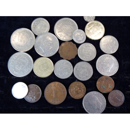 259 - Small selection of foreign coins