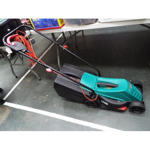 1242 - Bosch Rotary E20 3R lawnmower with grass box.