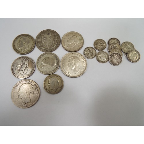 261 - 100g of pre 1946 UK silver coins.