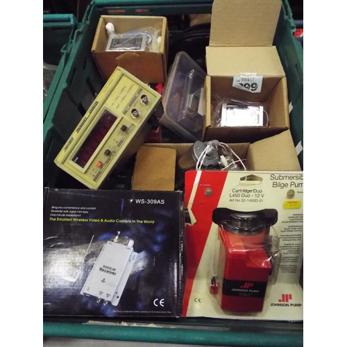 34 - Box of assorted electric motors, most boxed and unused.