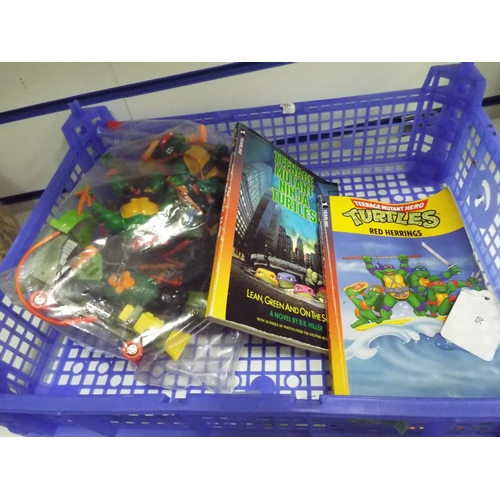 50 - Selection of Teenage Mutant Ninja Hero Turtles plus booklets