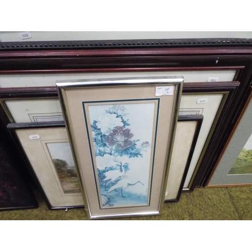 597 - Selection of framed and mounted prints (7)