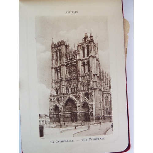 142 - Complete book of pre WW1 postcards of Amiens.