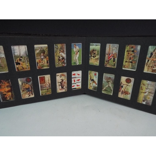 356 - Excellent old album filled with mostly full sets of 1920's/30s Cigarette cards by Ogdens, Will, Play... 