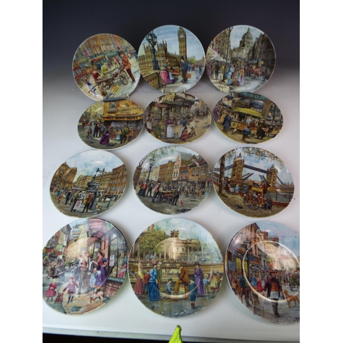 437 - Twelve Davenport pottery decorative plates in the Cries of Londod series