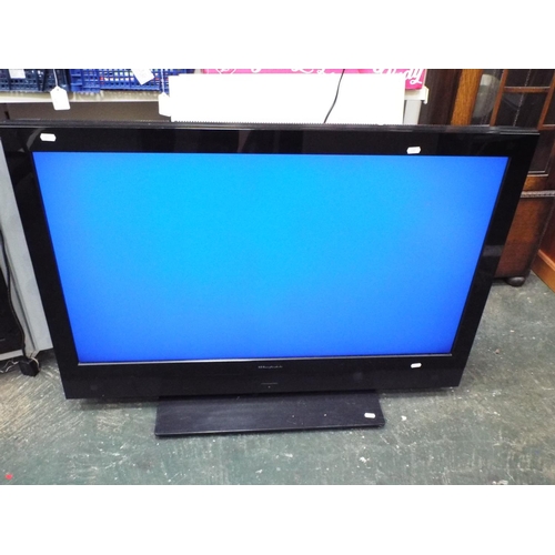 592 - Wharfedale 42 inch flatscreen colour TV, no remote, manual control