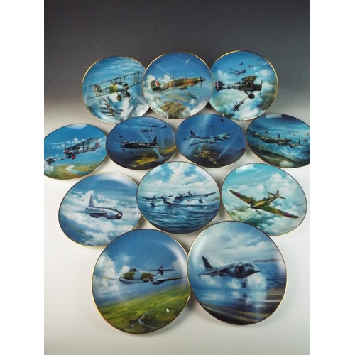 78 - 12 Danbury Mint WW2 Aircraft plates.