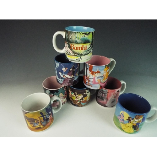 80 - Eight disney mugs