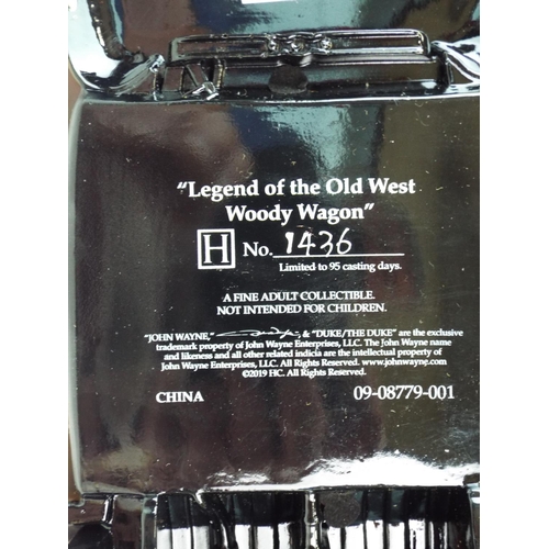 21 - Legends of the old West, Woody Wagon in conjunction with John Wayne productions. Hard Polymer model ... 