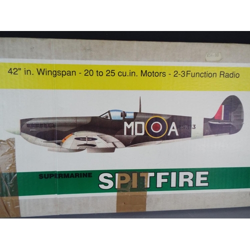 25 - Cambrian, Quick build scale model of a Spitfire, wood and foam.  Believed to be complete but uncheck... 