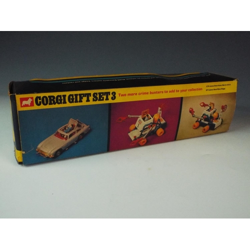 69 - 1970's Corgi gift set. Batmobile, Boat and trailer. GS3 in original unused boxed condition.