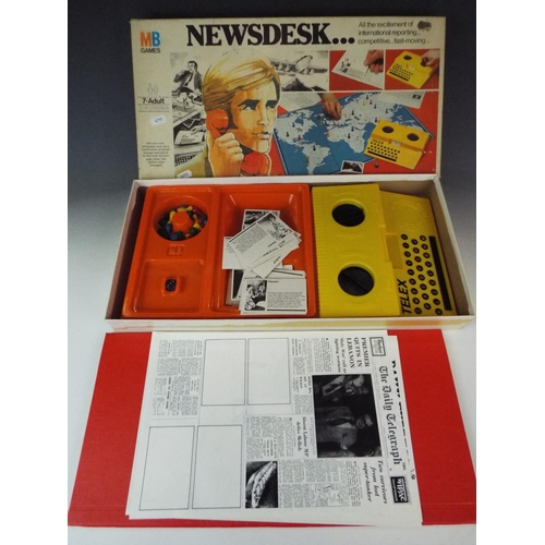 76 - Retro MB Hobbies 'Newsdesk' Game. Original box .