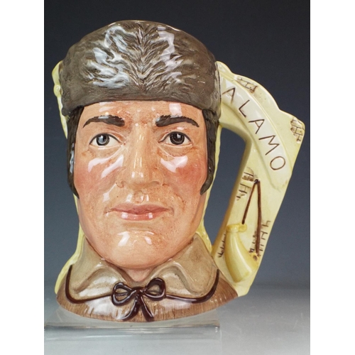 147 - Royal Doulton Character Jug, Twin aspect showing Davy Crockett & Antonio lopez de Santa Anna Ltd ed.... 