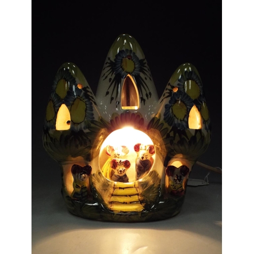 Derek Fowler studio, Ceramic Night light as a mouse house