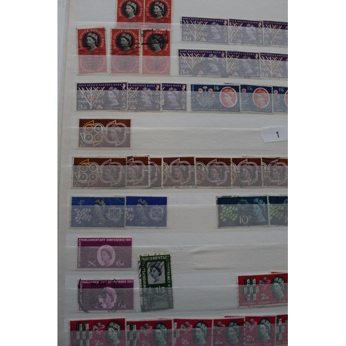 1 - Large, well presented album of Pre Decimal Commemorative stamps 1953-1970 plus part filled album of ... 