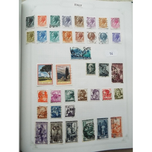 14 - One large well presented album of UK Stamps plus a part filled albums of GB, commonwealth and World ... 