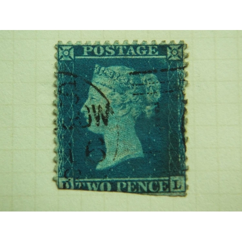 16 - Good Album of Vintage World stamps to include GB Penny Black, Twopenny Blue and Penny Reds.    See p... 