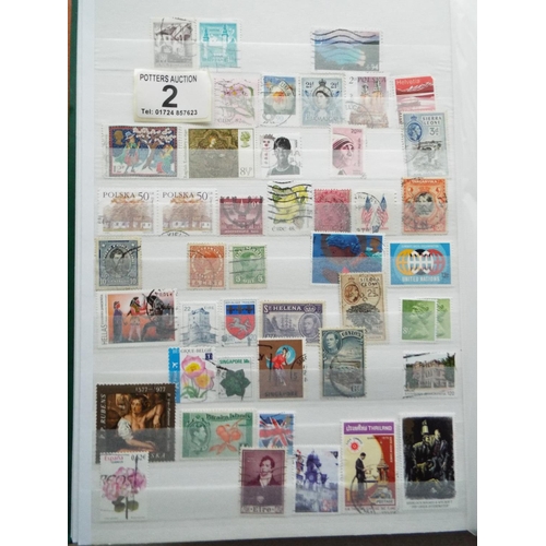 2 - Three well presented albums of mixed World stamps. See photos