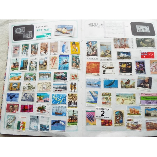 2 - Three well presented albums of mixed World stamps. See photos